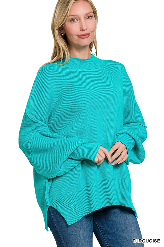 Best Days Sweater (Turquoise)