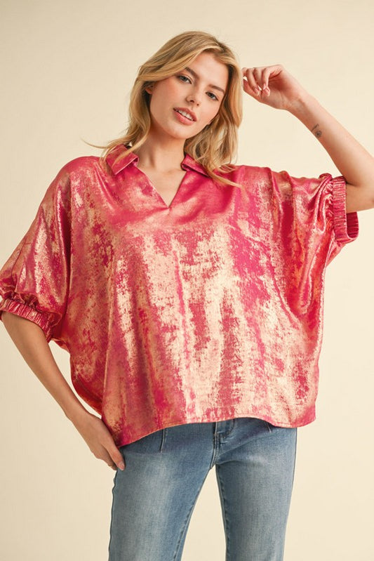 Switch It Up Top (Fuchsia)