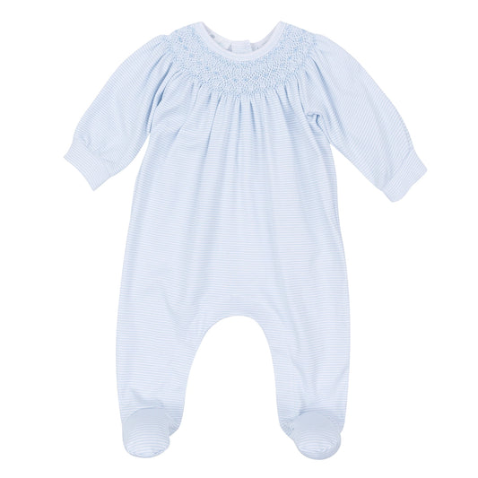 Benjamin Bishop Footie - Light Blue