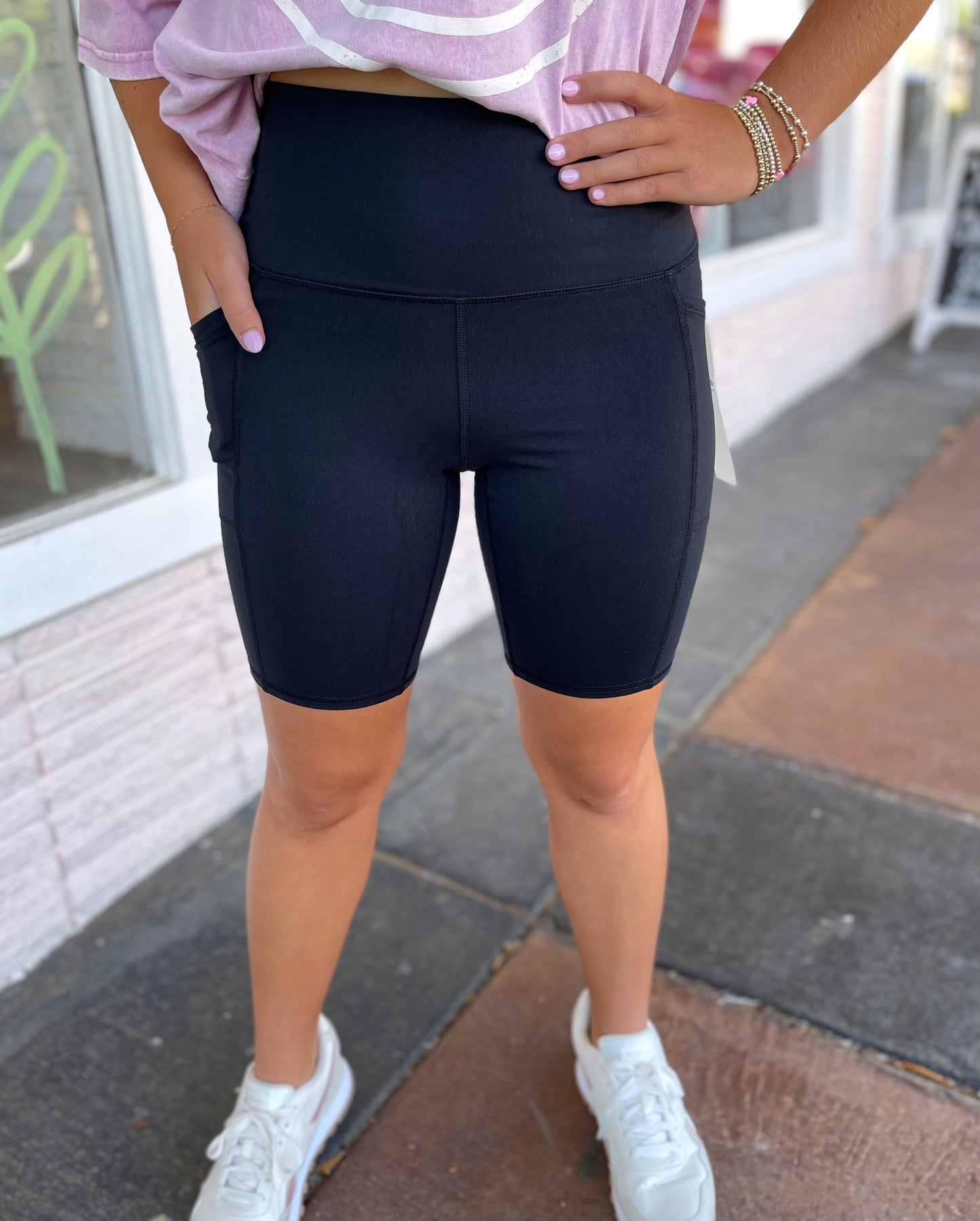 Start The Summer Biker Shorts (with side pocket)