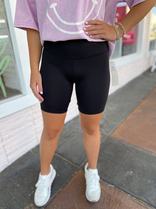 Delightfully Breezy Biker Shorts