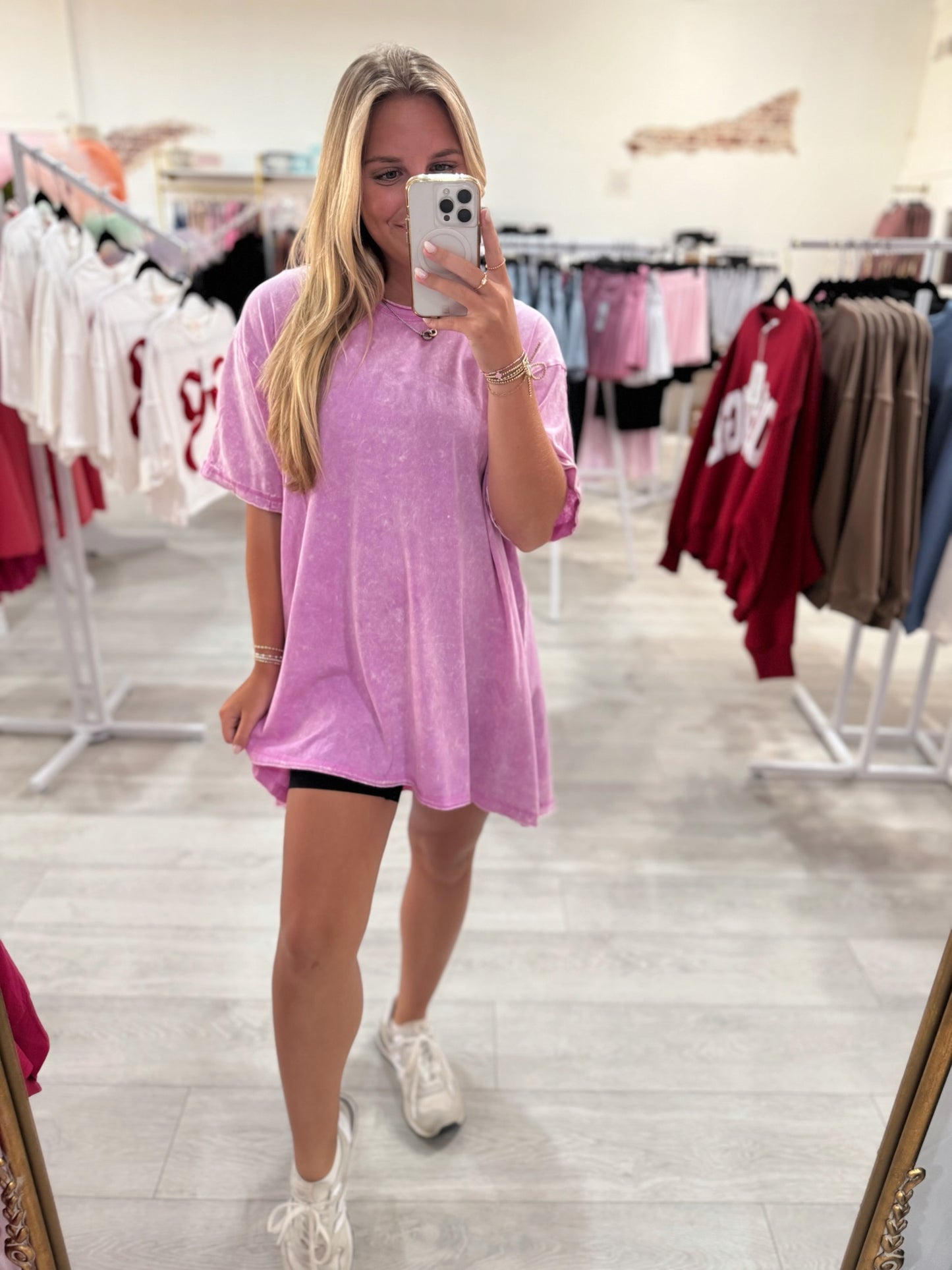 Time For Fun Top (Bright Mauve)