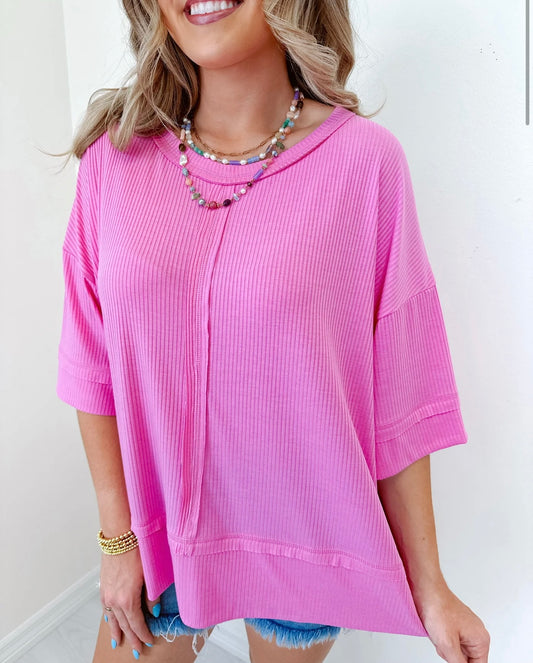 Take A Look Top (Candy Pink)
