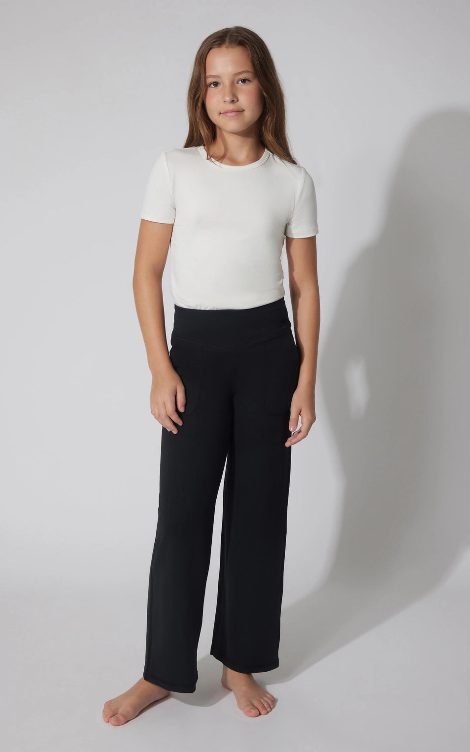 Girls Nudetech Wide Leg Everyday Pant - 2 Pack *sold together