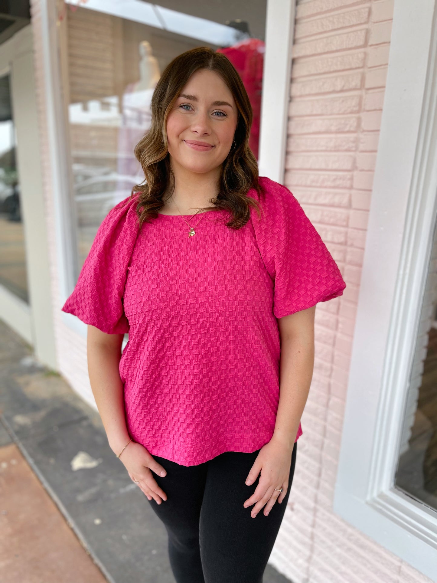 Make It A Date Blouse *Plus Size