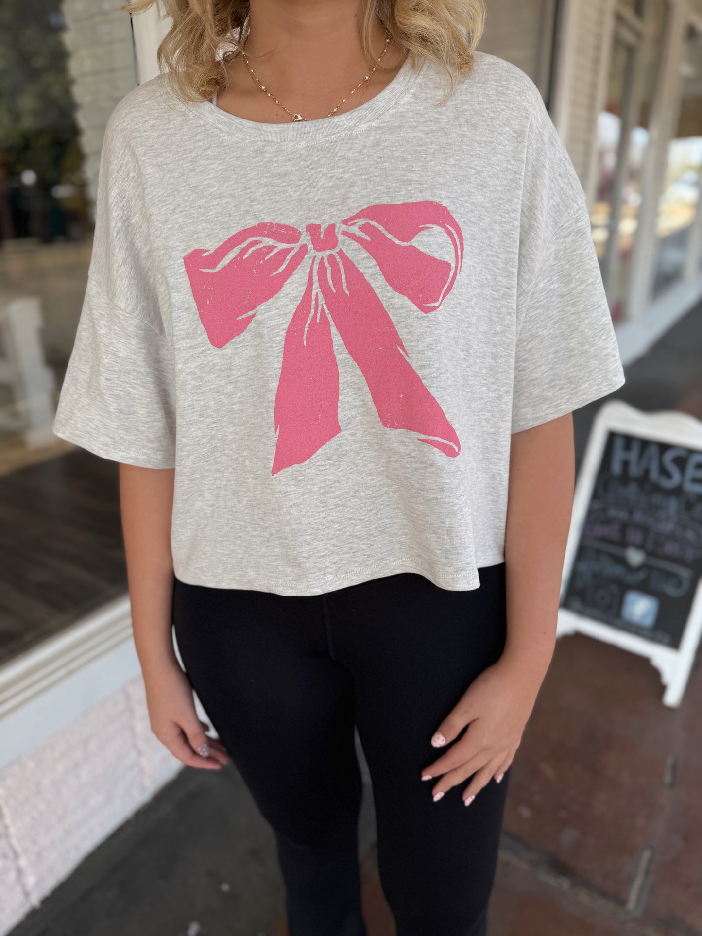 Bow Graphic Tee