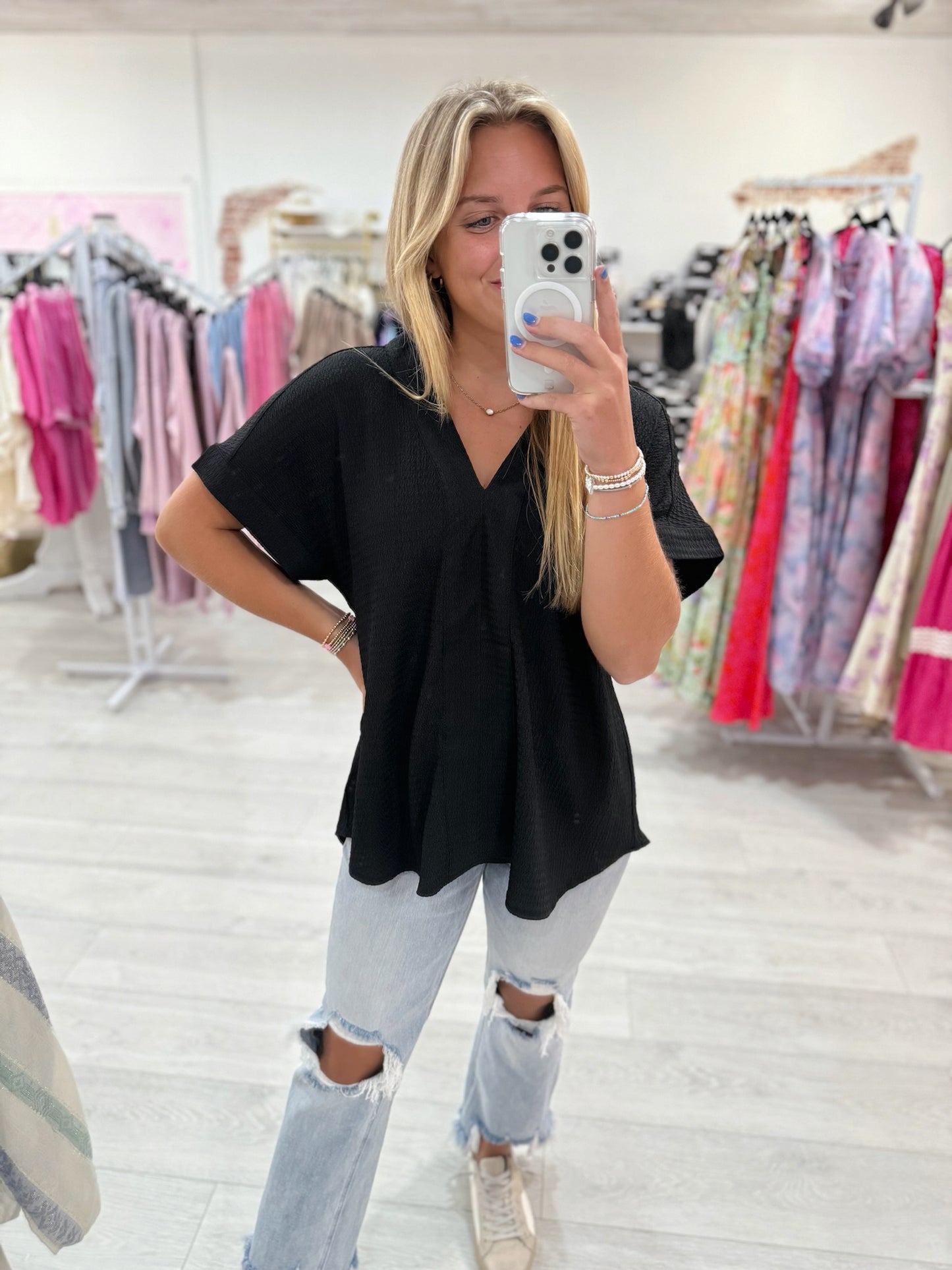 Essential Pick Blouse (Black)