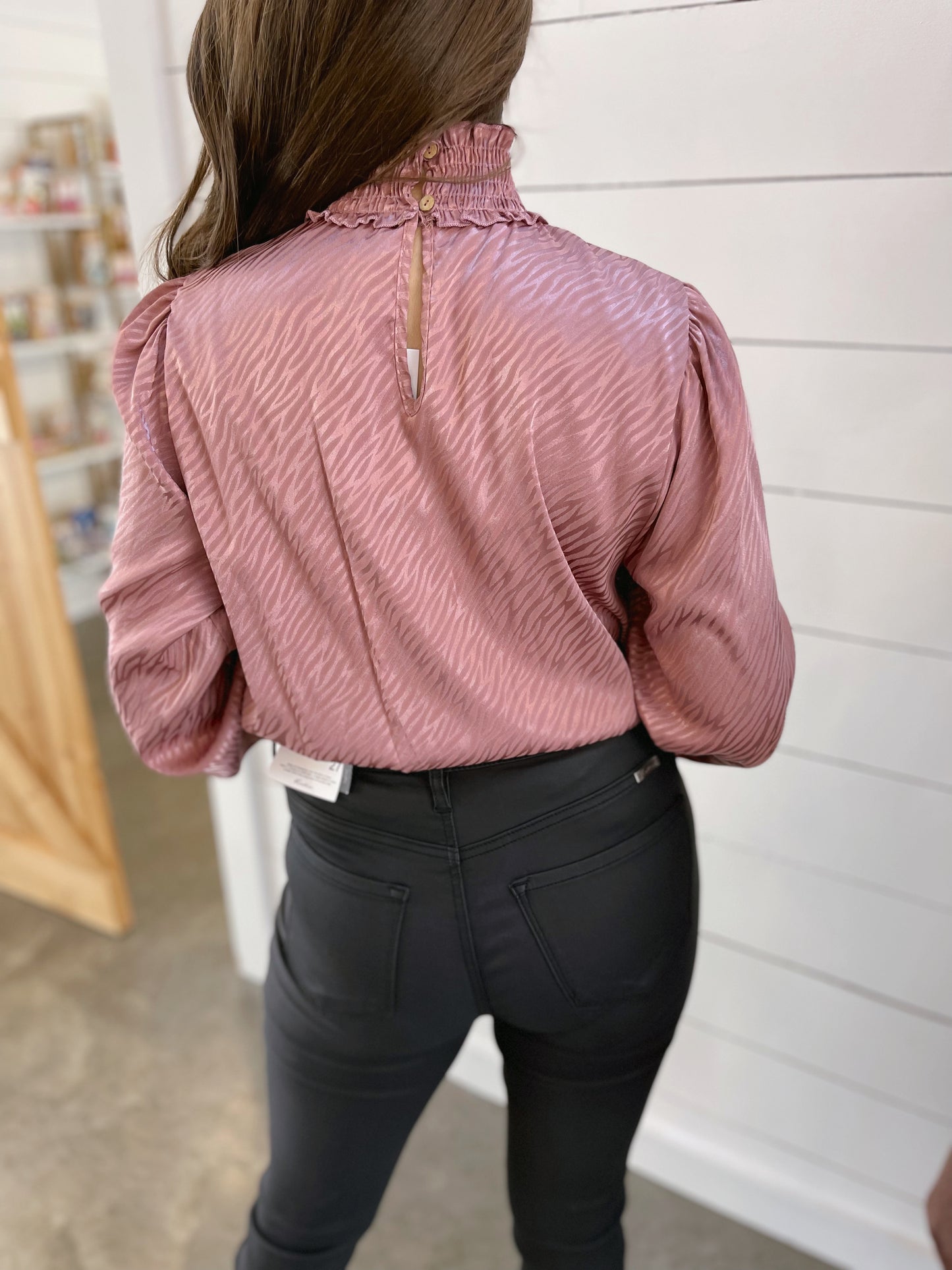 Mauve Long Sleeve Bodysuit