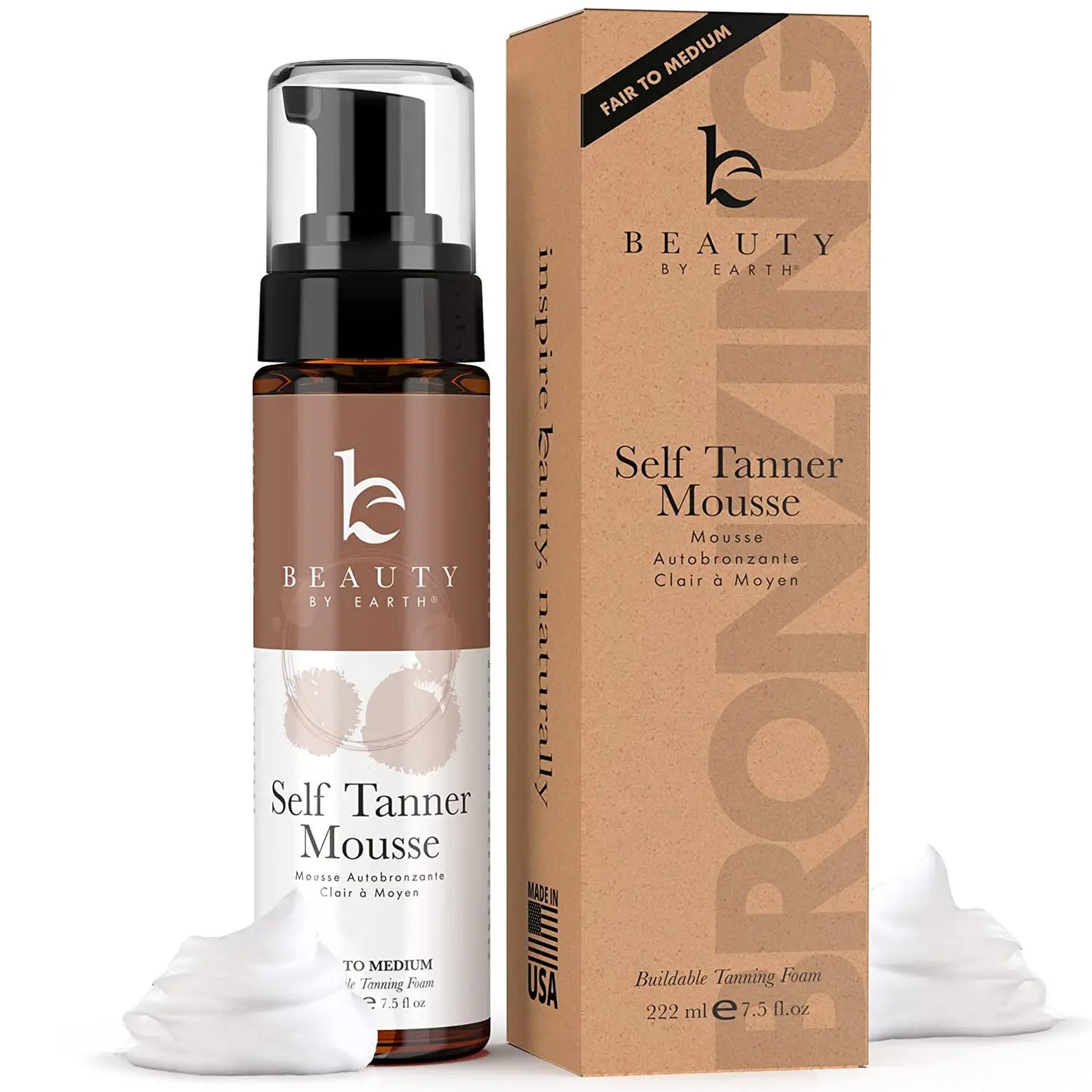 Self Tanner Body Tanning Mousse (Fair to Medium)