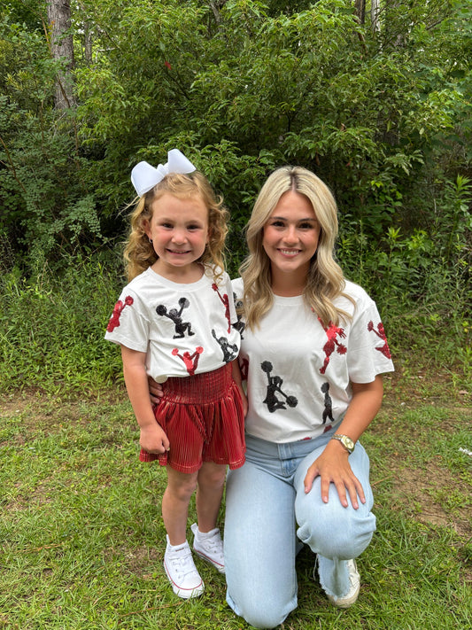 Preorder Sequin Cheerleader T-Shirt (4 colors available)