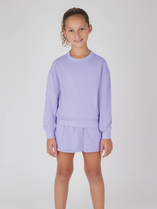 *PREORDER* Tween Terry Brushed Crew Pullover and Skort Set *sold as set