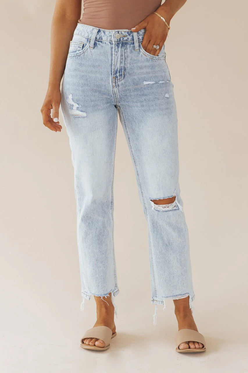 Sadie High Rise Vintage Crop Boyfriend Jeans