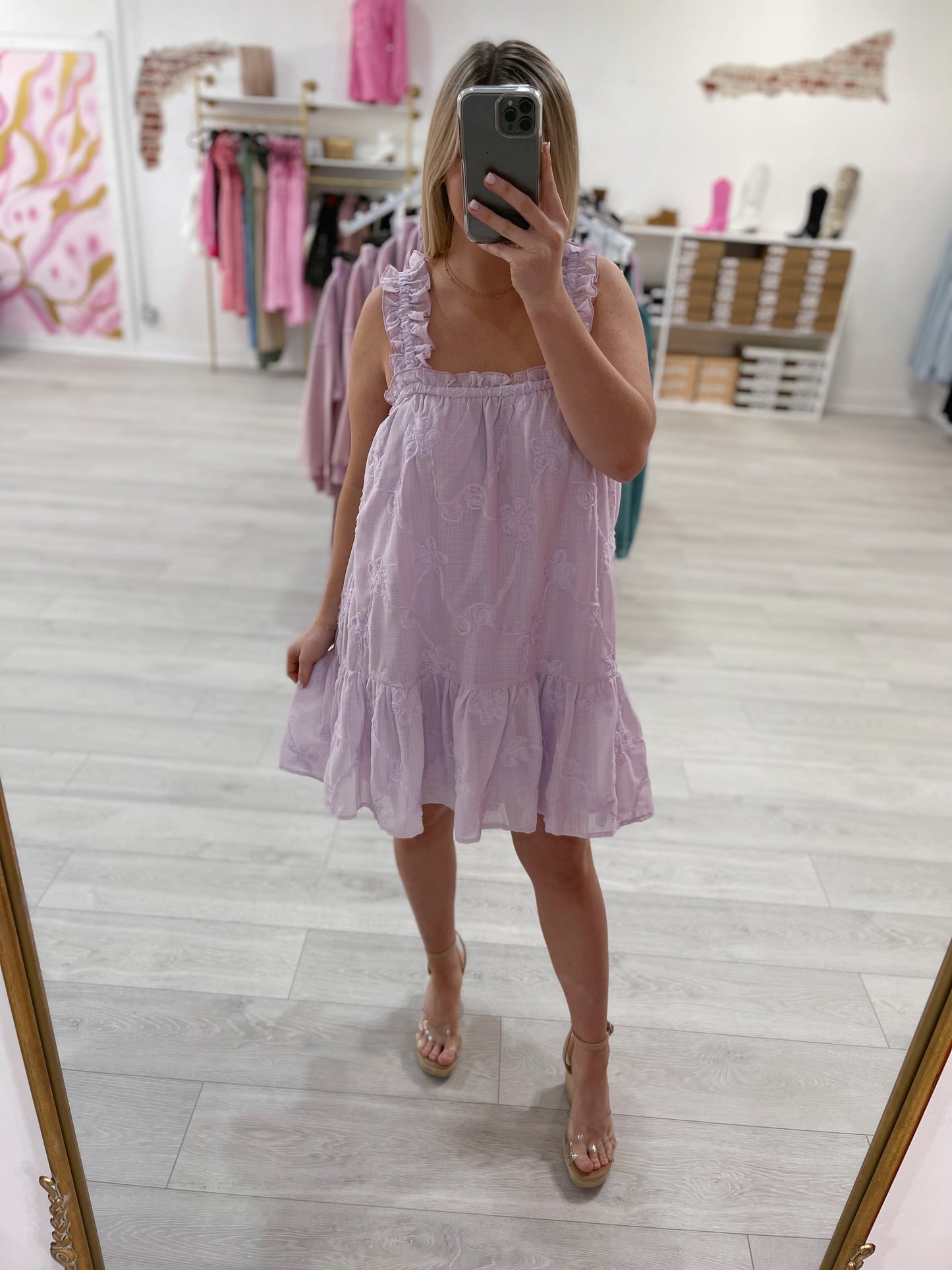 Bright Charm Dress (Lavender)