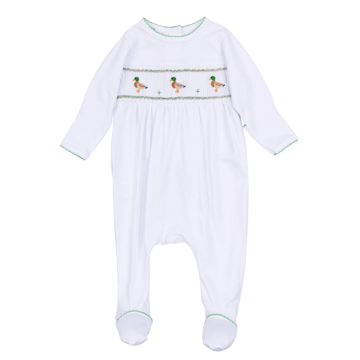Mallard Moments Smocked Footie