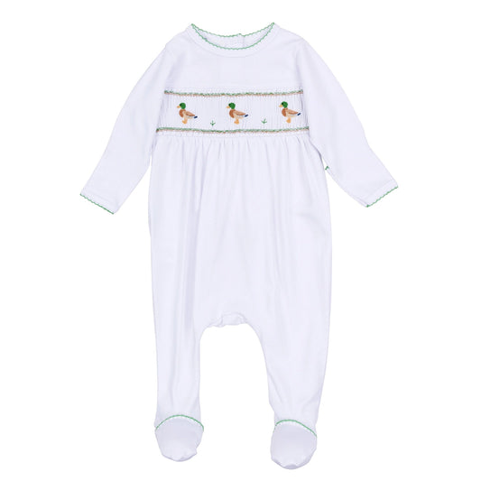 Mallard Moments Smocked Footie