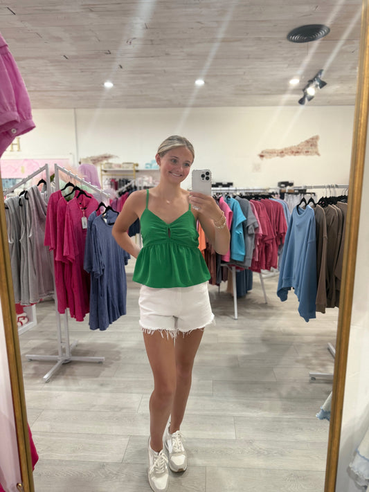 Brick Love Top (Kelly Green)