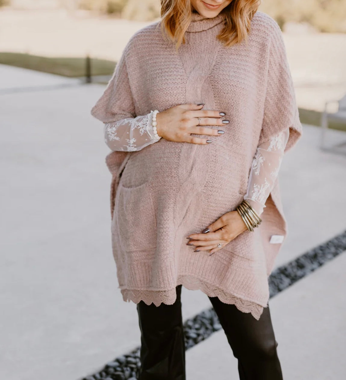 Cozier Days Poncho Top