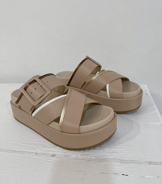 Out and About Platform Sandal