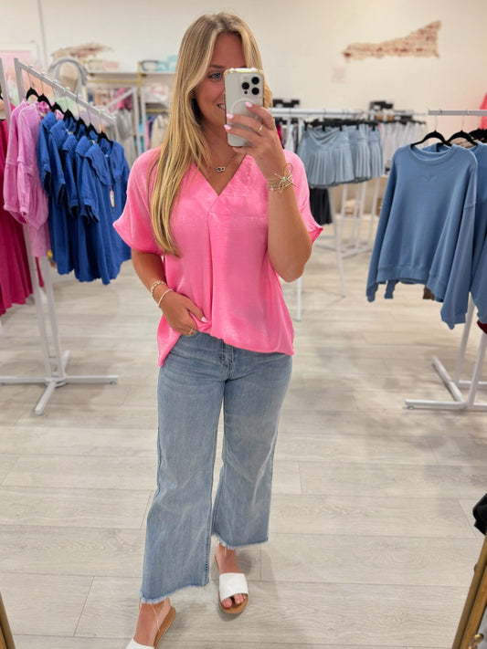 At This Point Blouse (Pink)