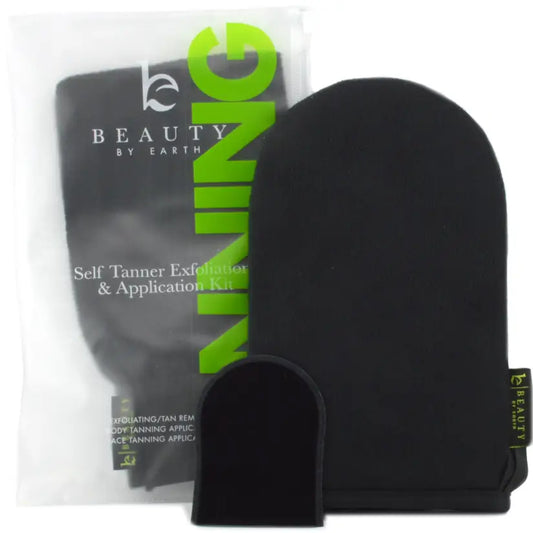 Self Tanner Body Mitt, Face Applicator, & Exfoliating Glove (3 Piece Set)