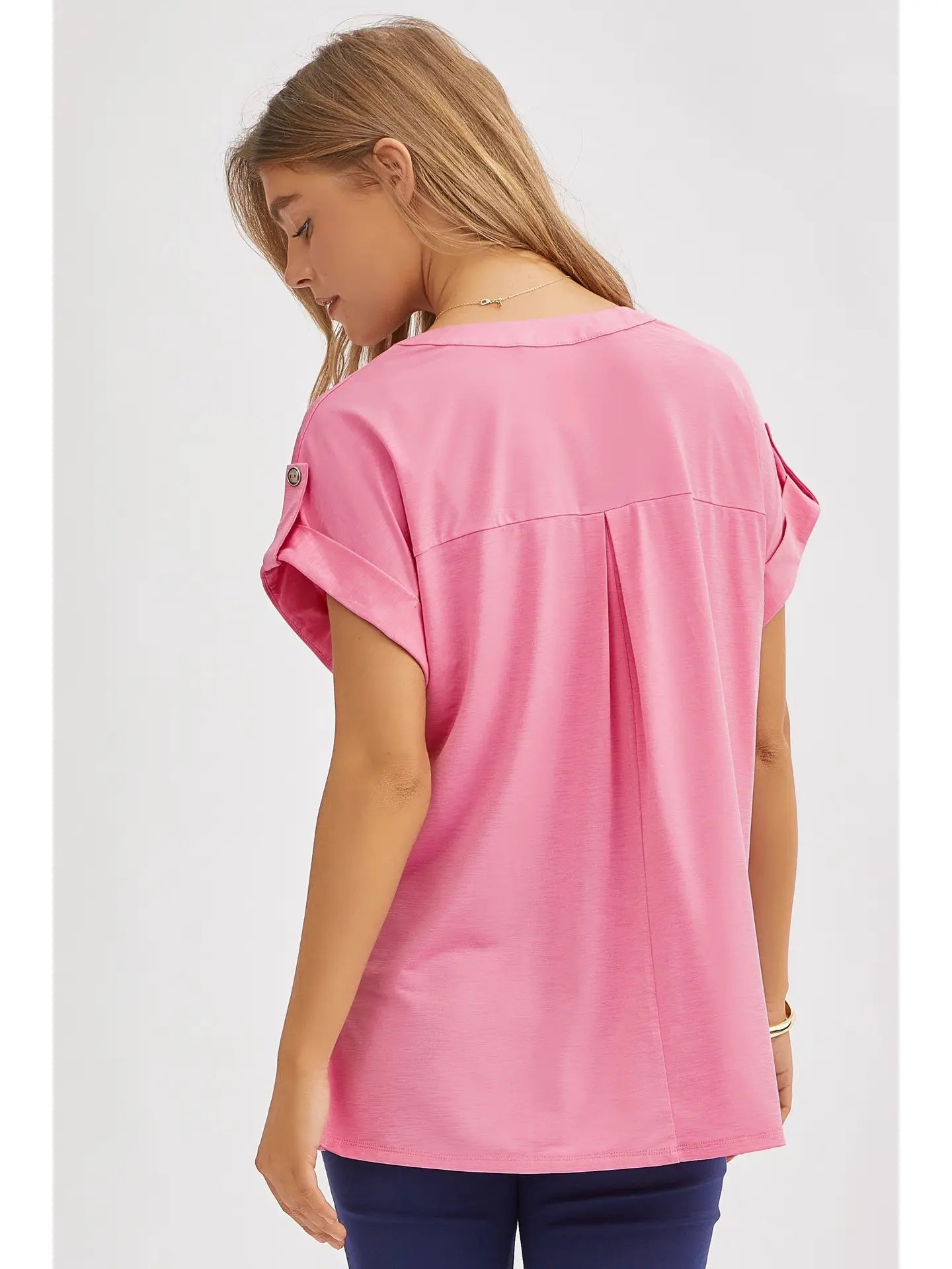 Hidden Smiles Top (Pink)