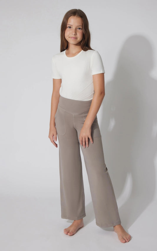 Girls Nudetech Wide Leg Everyday Pant - 2 Pack *sold together