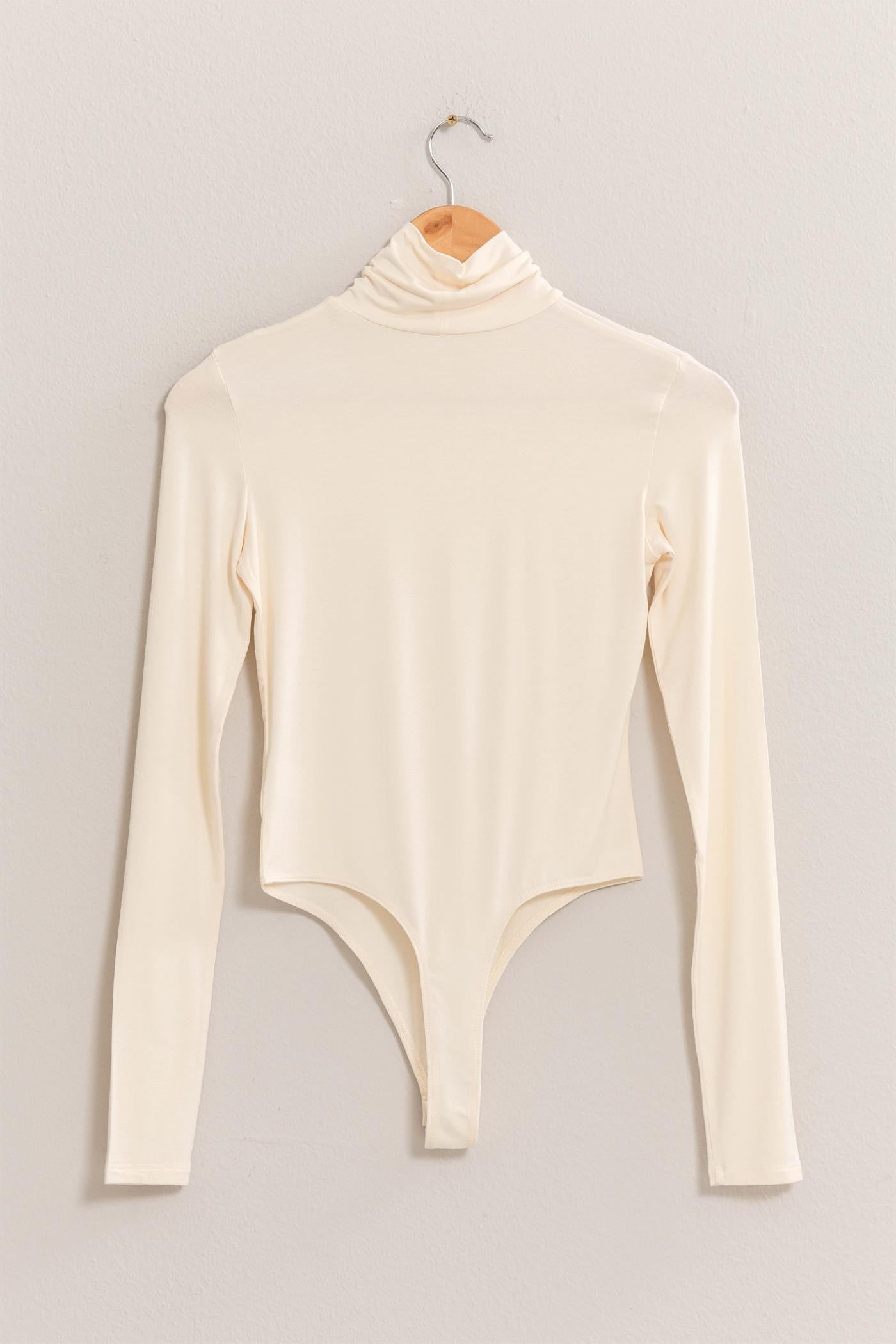 Long Sleeve Turtleneck Bodysuit (2 colors available)