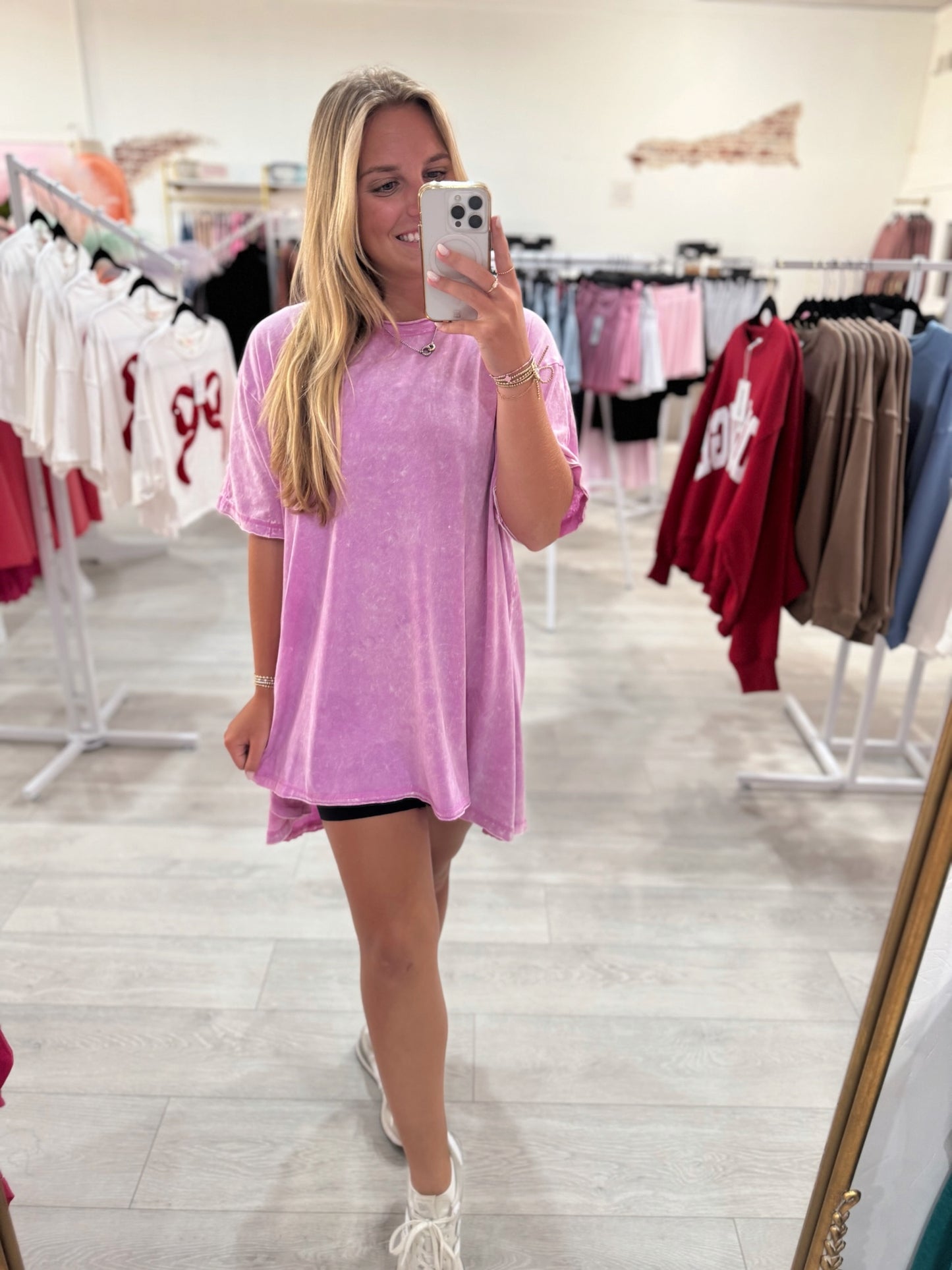 Time For Fun Top (Bright Mauve)