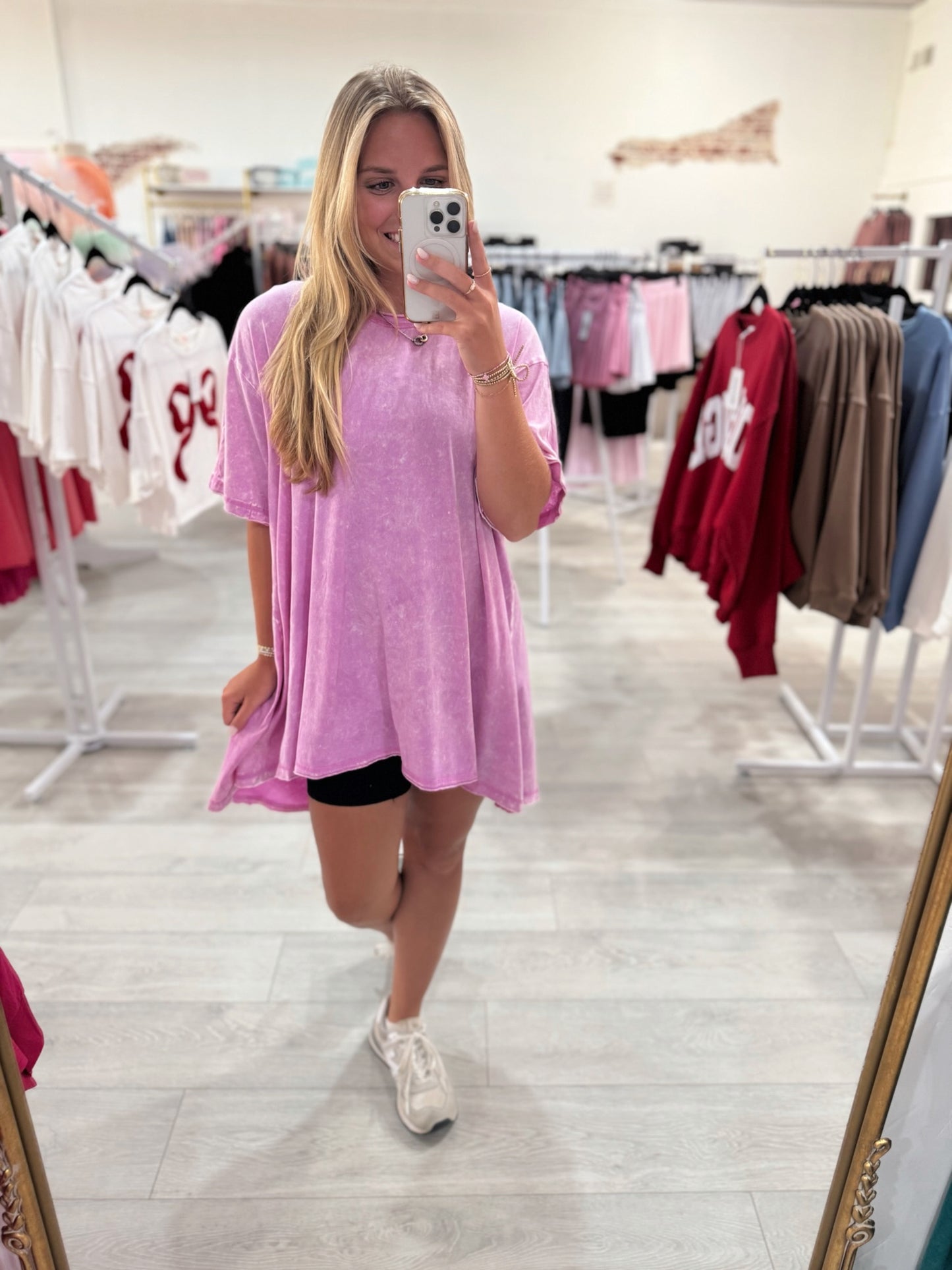 Time For Fun Top (Bright Mauve)