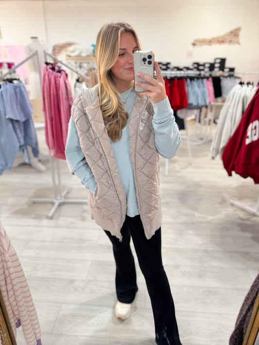 My Favorite Quilted Zip-Up Vest