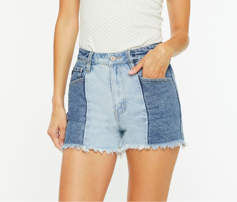 Becca High Rise Denim Shorts