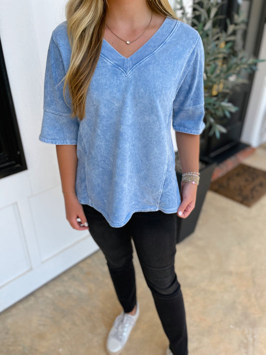 Zoey Mineral Washed Top