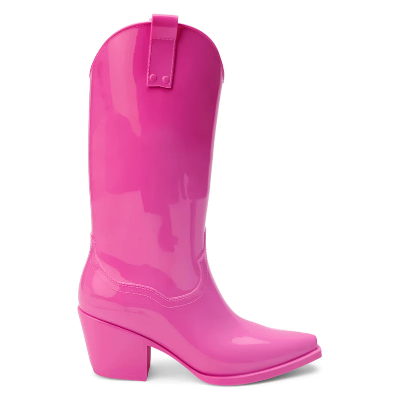 Annie Cowgirl Rain Boots (Pink)