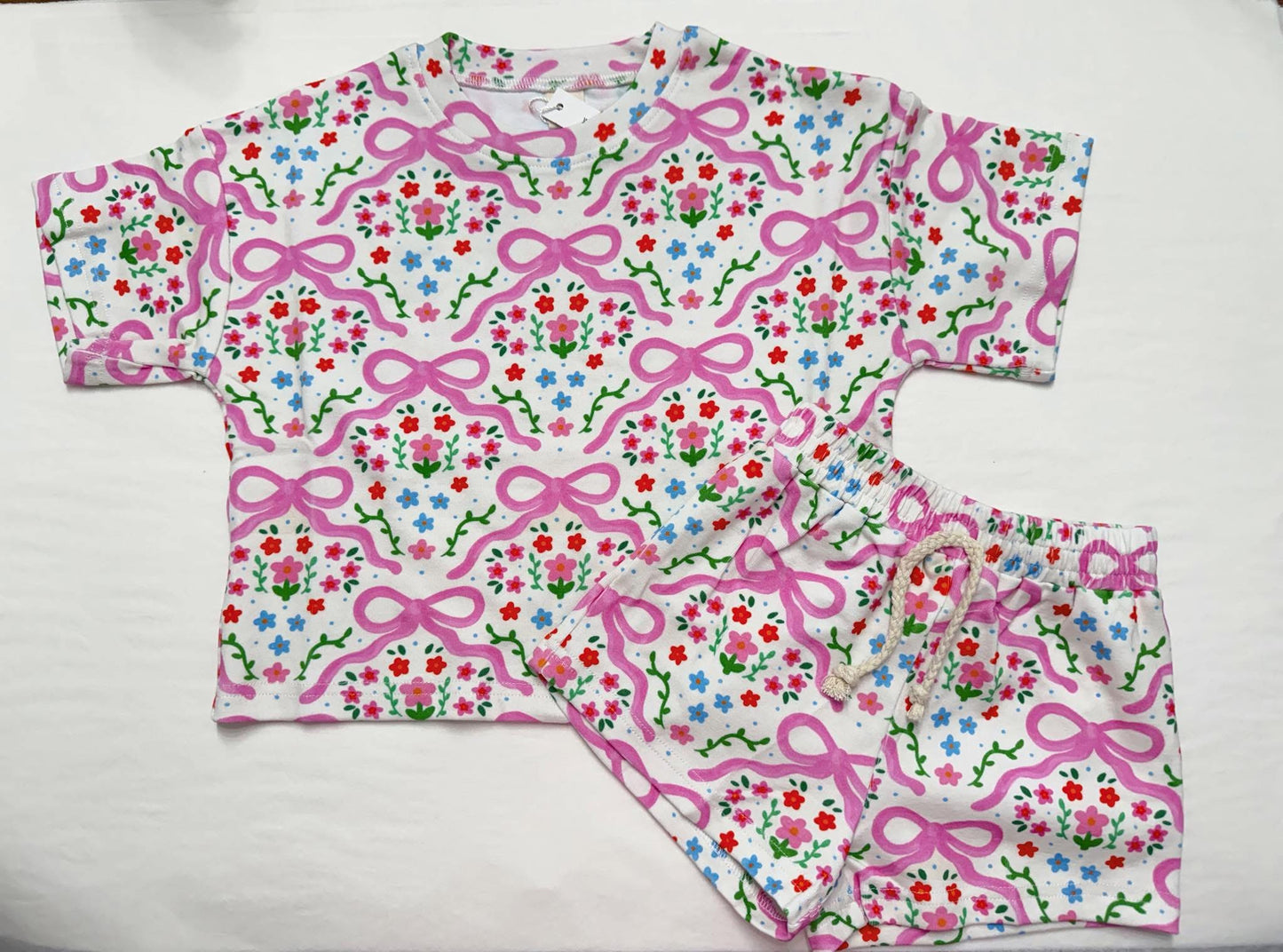 Shorts Set | Coquette Garden