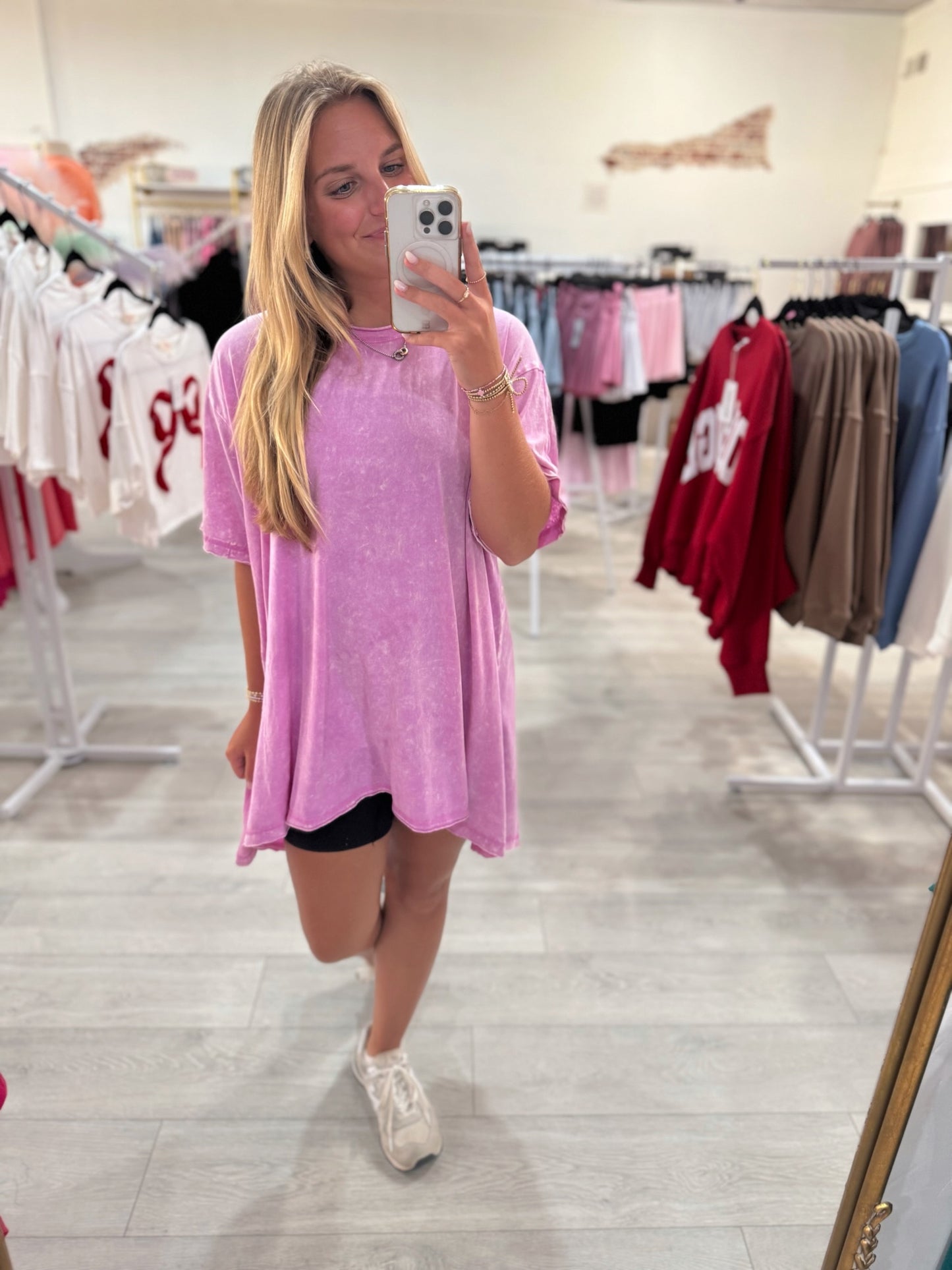 Time For Fun Top (Bright Mauve)