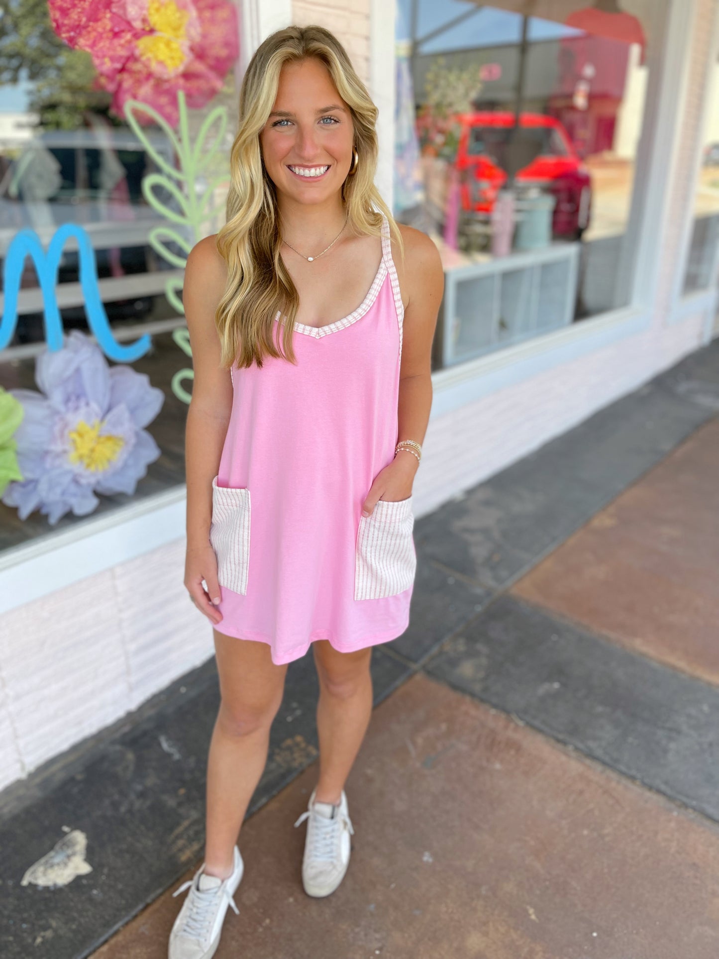 On The Go Romper (Built in Shorts)