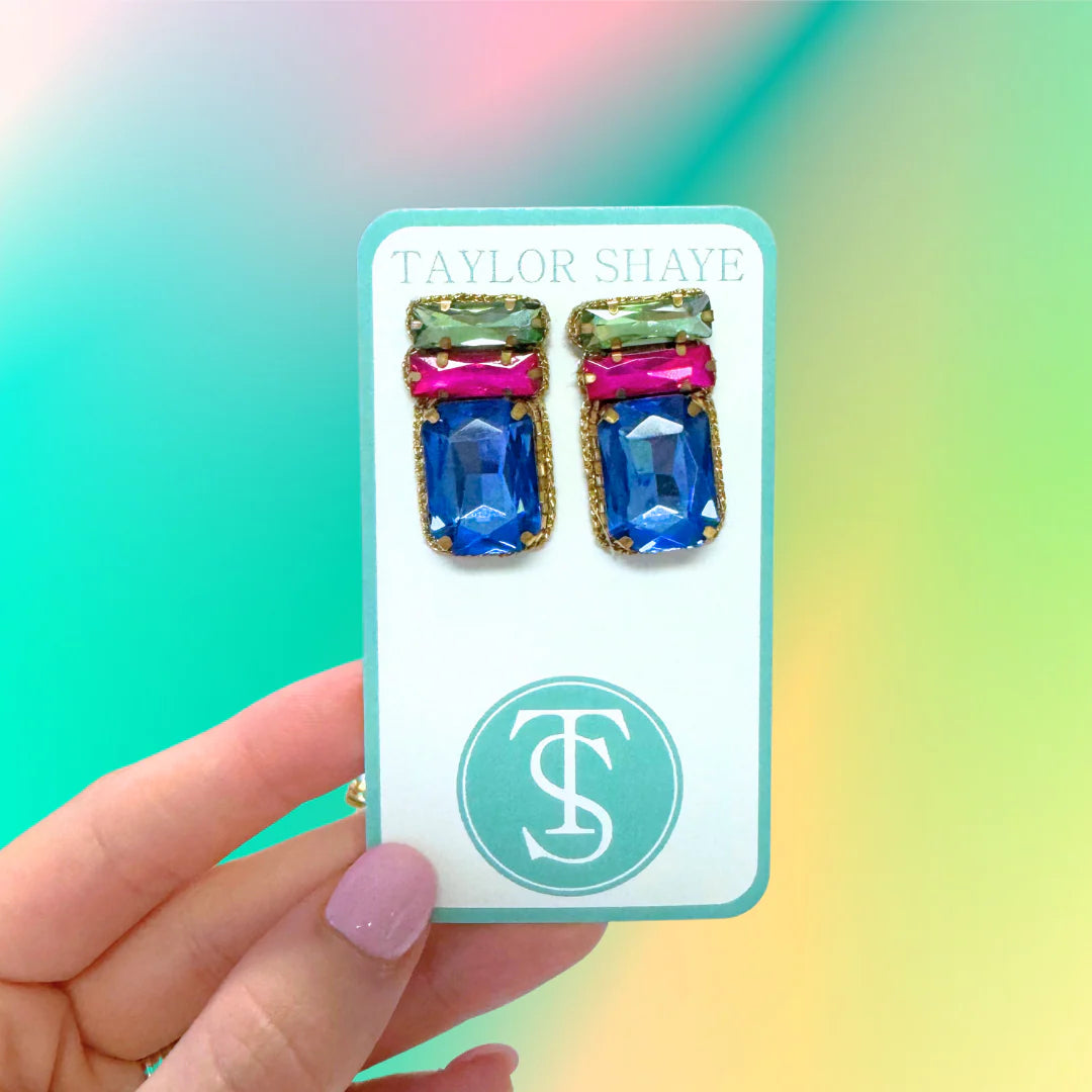 Crystal Gem Studs (Multi)