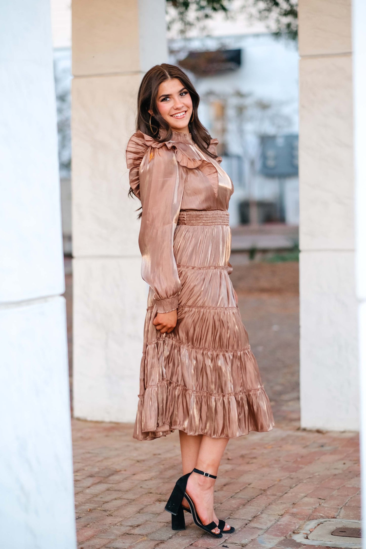 Oh So Lovely Tiered Ruffle Dress