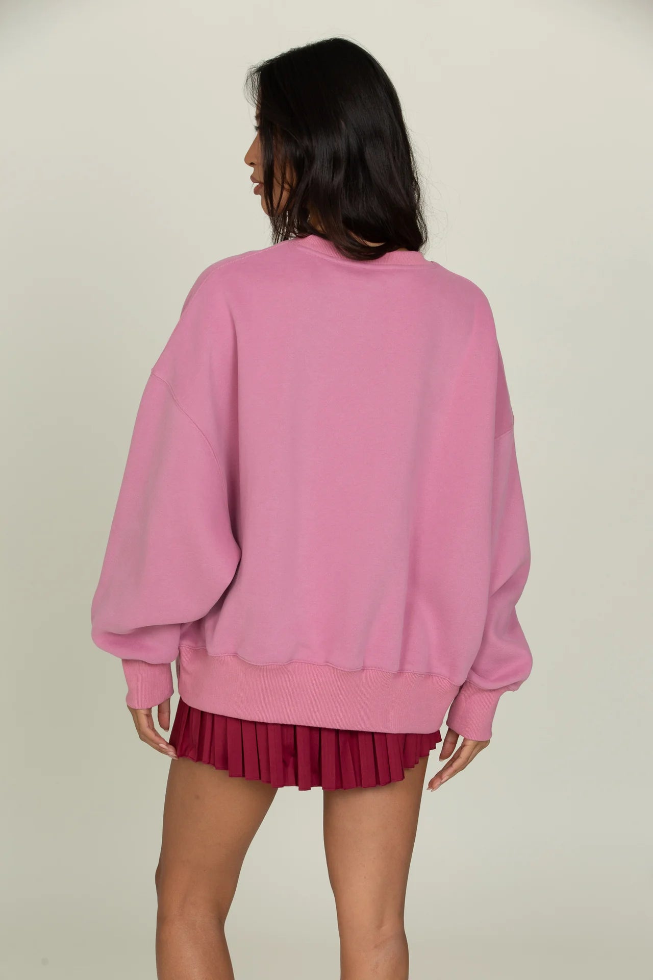 Pale Berry GH Embroidered Sweatshirt