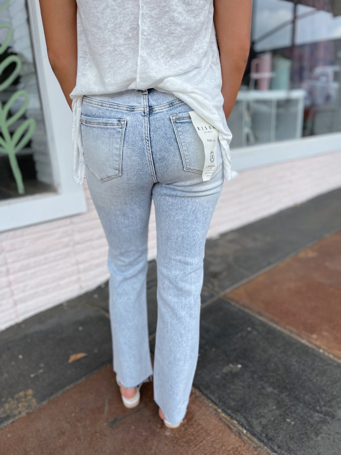 Holly High Rise Straight Jeans