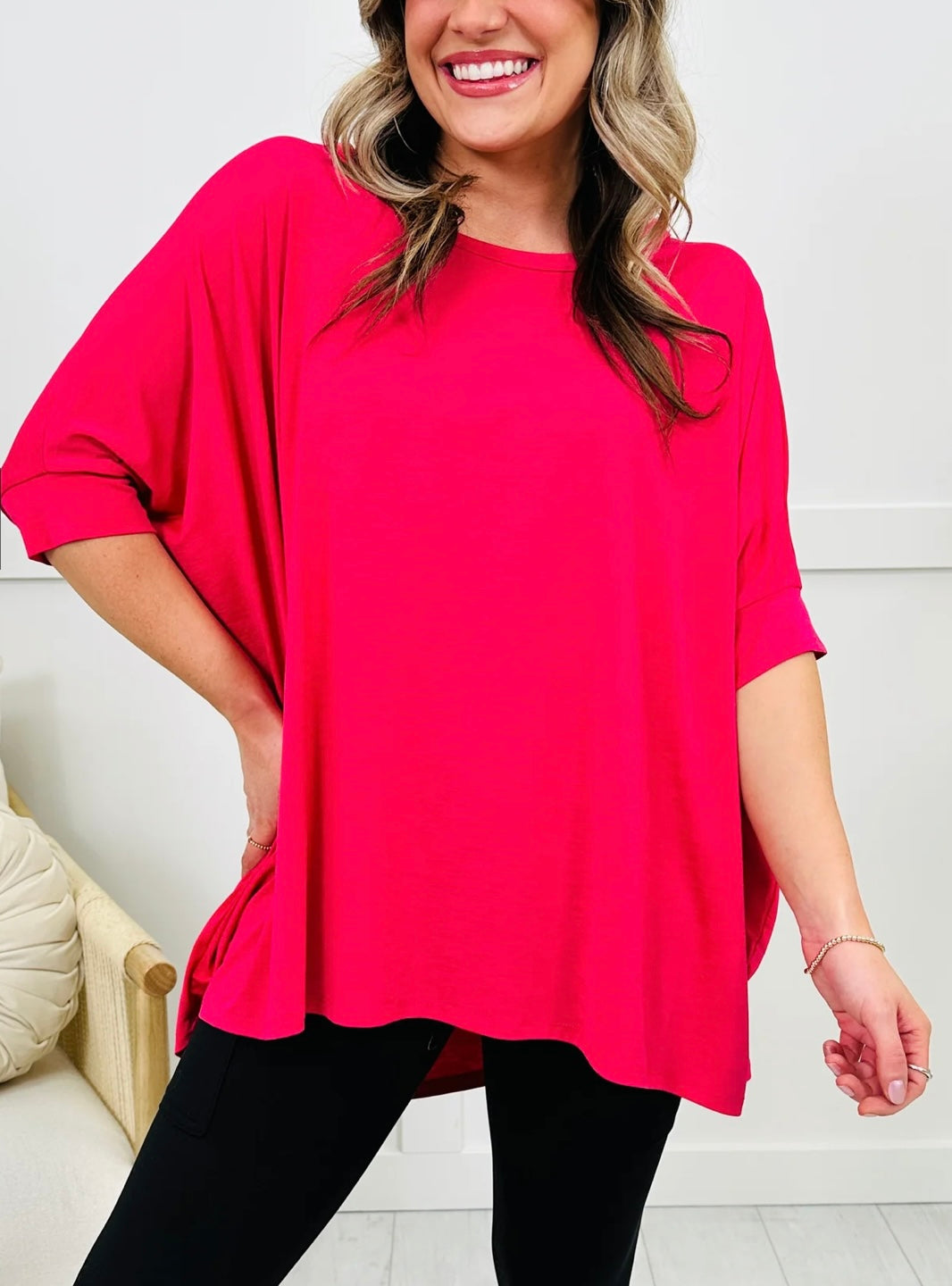 No Big Deal Top (Hot Pink)