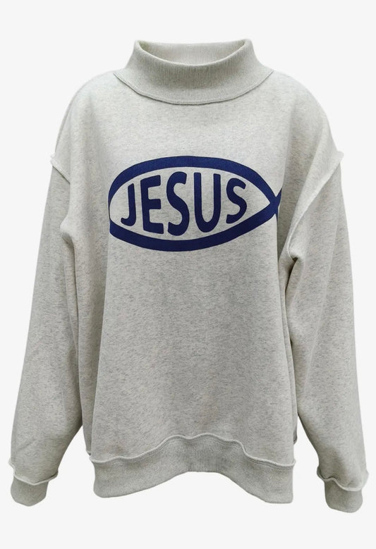 *PREORDER* Reversible Mock Neck Sweatshirt (Jesus/Child of God)