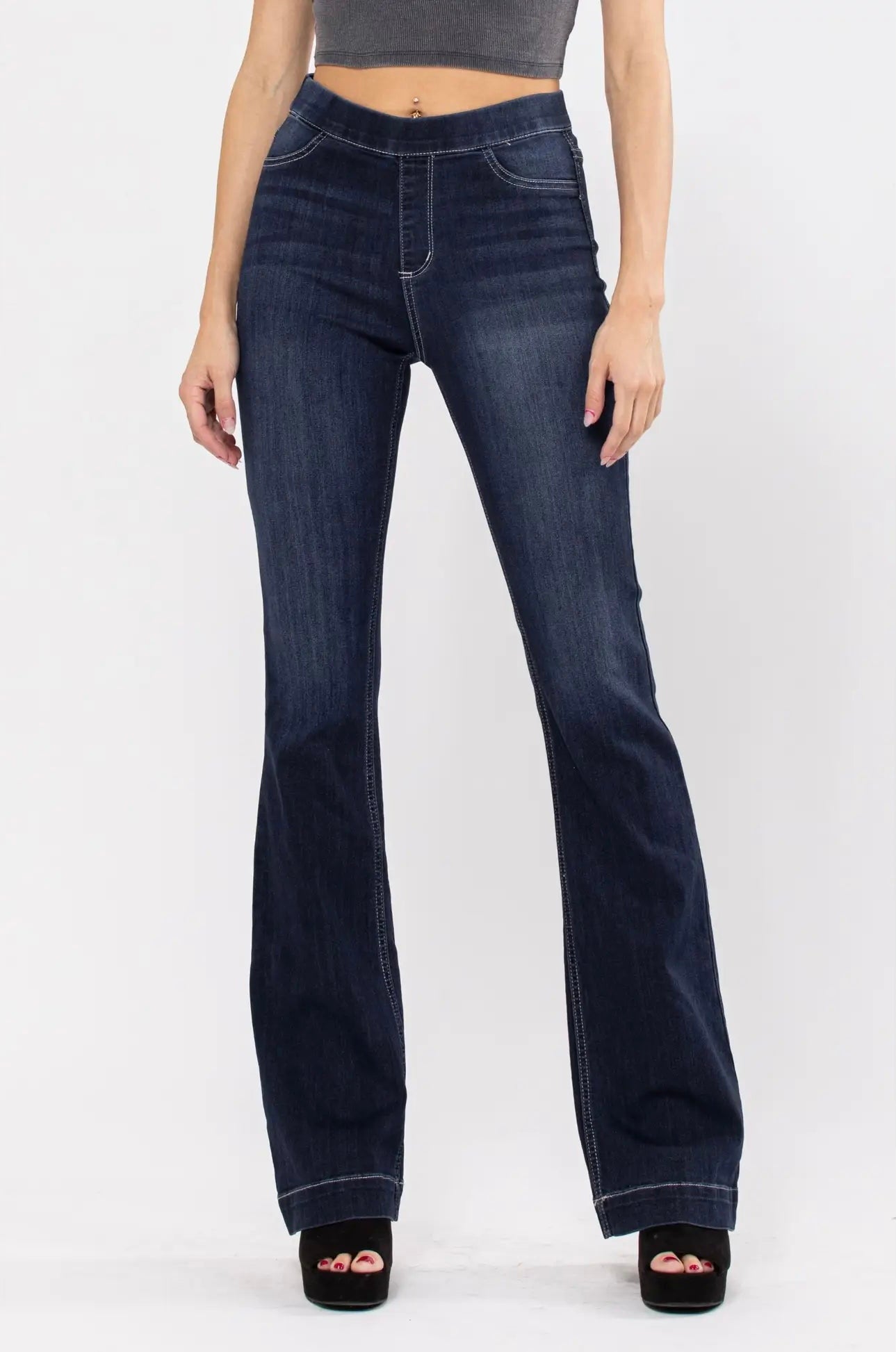 On The Go High Rise Flare Jeggings