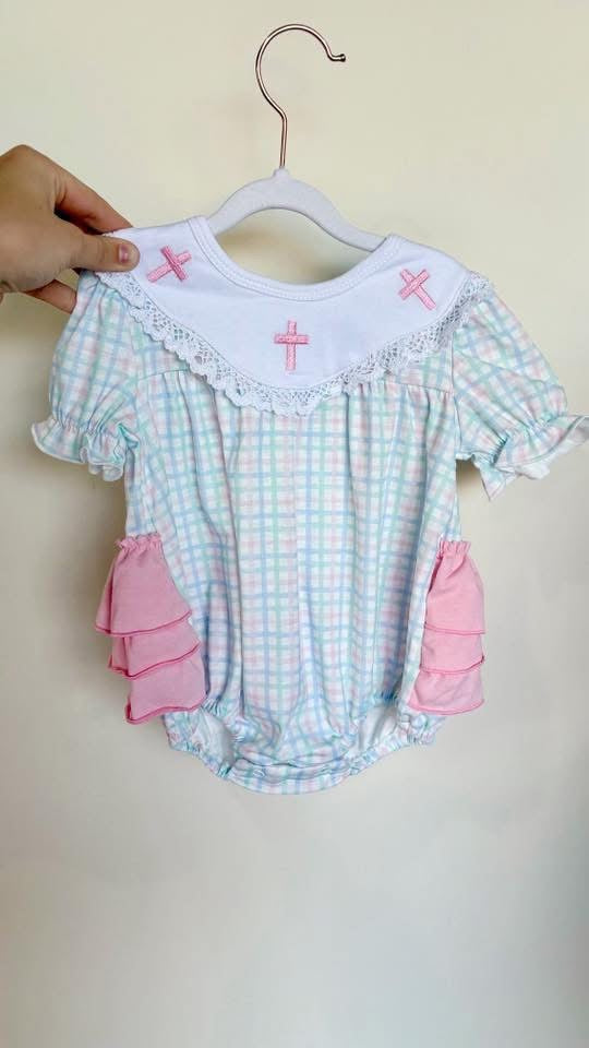 Multi Color Pink Crosses Bubble