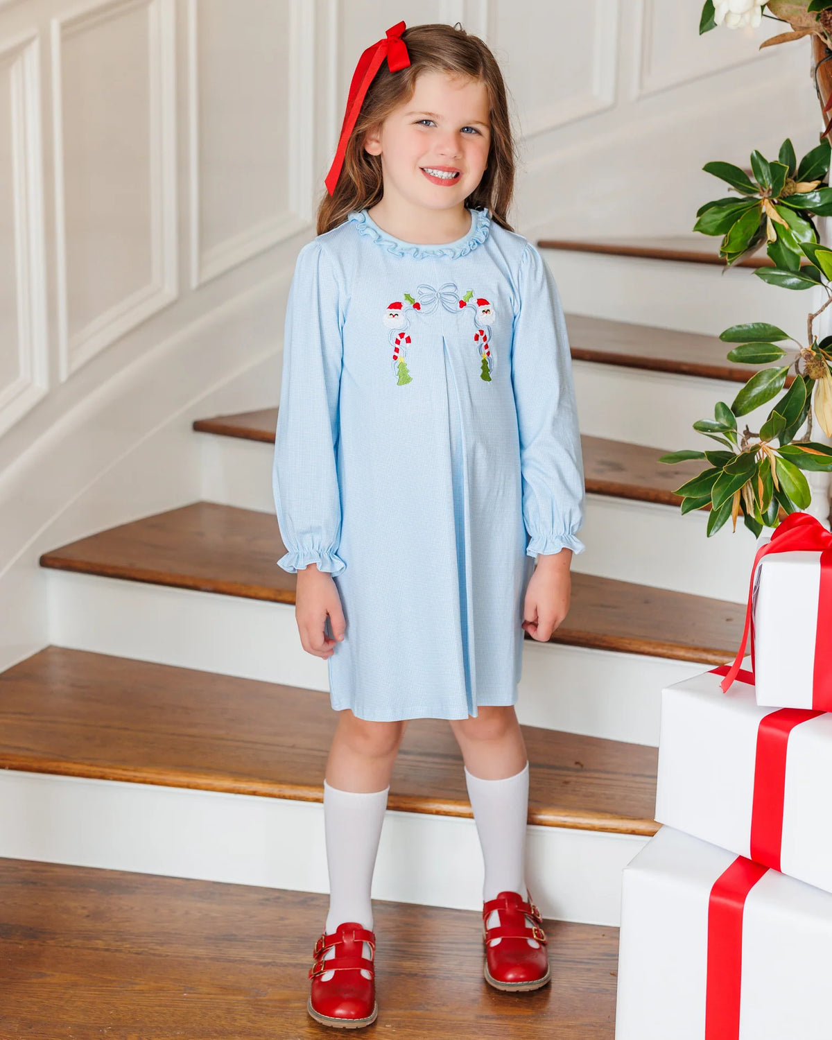 A Classic Christmas Pleat Dress