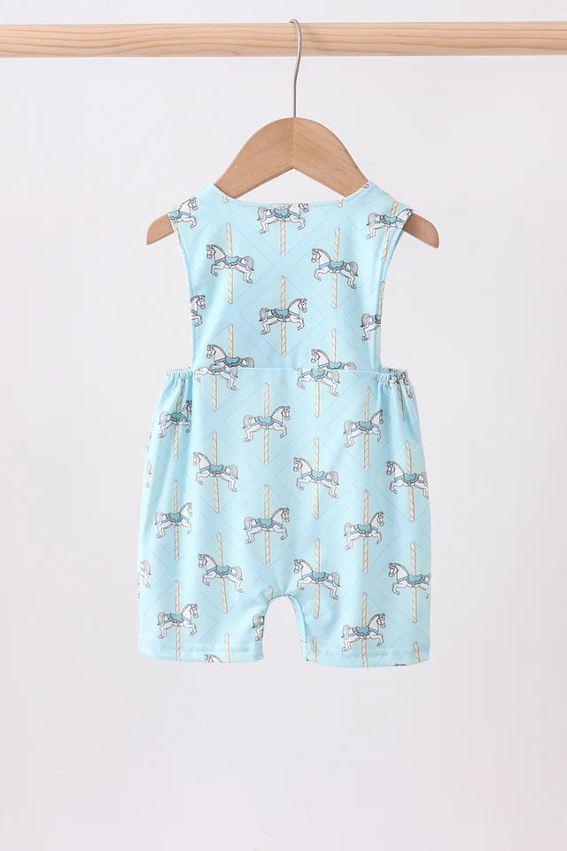 Blue Carousel Smocked Jonjon