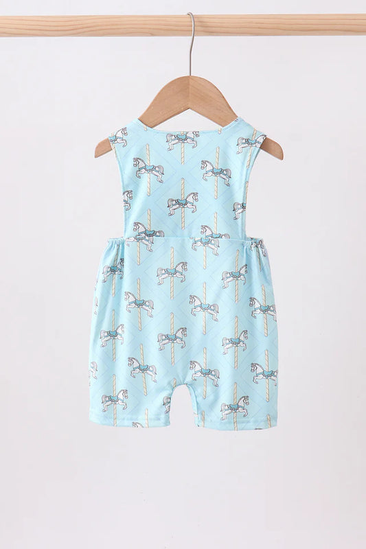 Blue Carousel Smocked Jonjon
