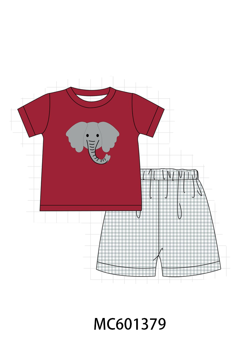 PO80 Maroon Alabama applique collection