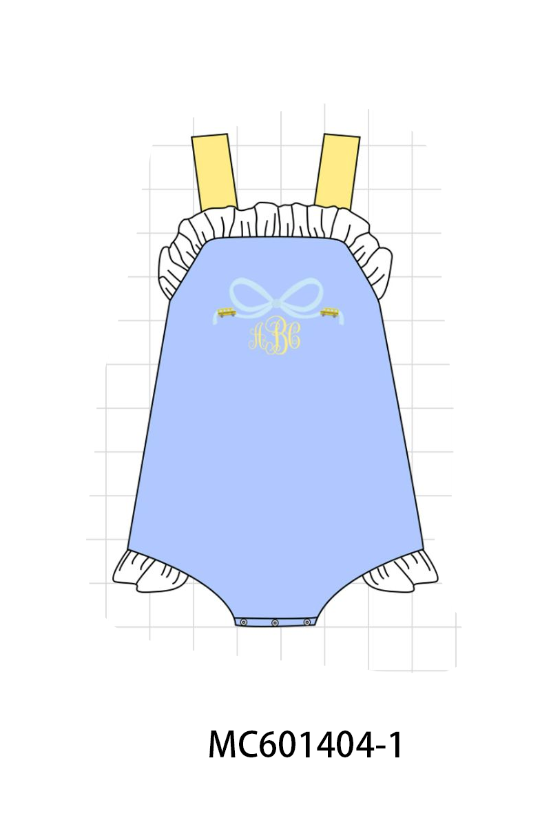 PO80 Back to school bow monogram embroidery collection