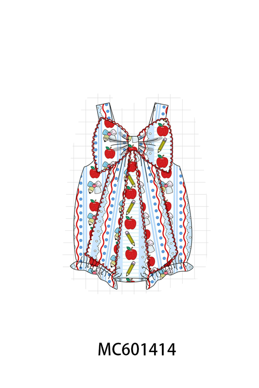 PO80 Red back to school apple pencil woven collection